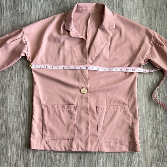 SHIEN Pink Mauve Blazer Size S - Picture 5 of 7